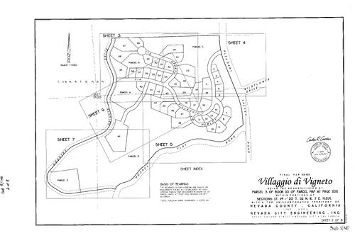 Click to see Subdivision Book 8, pg. 140 of Nevada County Recorders Subdivision Maps Book 8