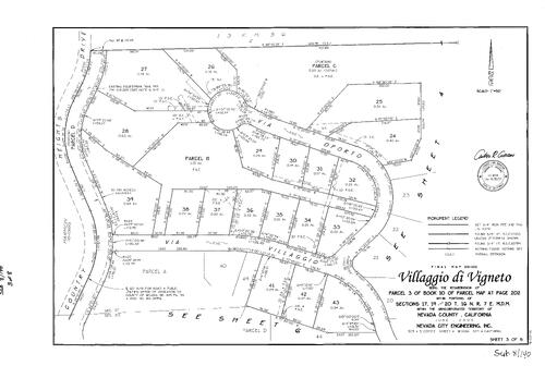 Click to see Subdivision Book 8, pg. 140 of Nevada County Recorders Subdivision Maps Book 8