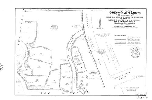 Click to see Subdivision Book 8, pg. 140 of Nevada County Recorders Subdivision Maps Book 8