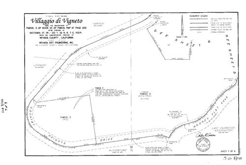 Click to see Subdivision Book 8, pg. 140 of Nevada County Recorders Subdivision Maps Book 8