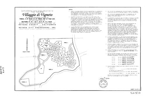 Click to see Subdivision Book 8, pg. 140 of Nevada County Recorders Subdivision Maps Book 8