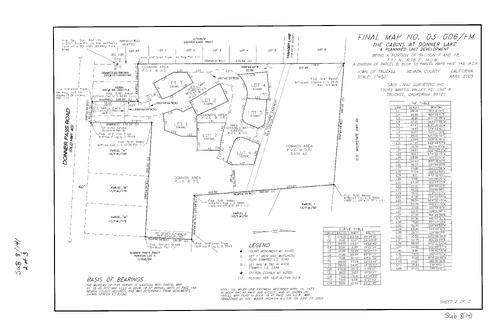 Click to see Subdivision Book 8, pg. 141 of Nevada County Recorders Subdivision Maps Book 8
