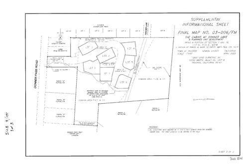 Click to see Subdivision Book 8, pg. 141 of Nevada County Recorders Subdivision Maps Book 8