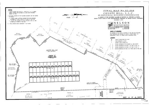 Click to see Subdivision Book 8, pg. 145 of Nevada County Recorders Subdivision Maps Book 8