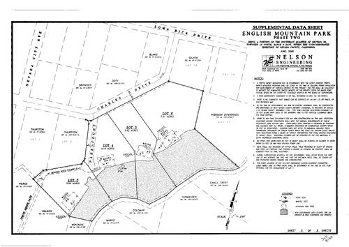 Click to see Subdivision Book 8, pg. 150 of Nevada County Recorders Subdivision Maps Book 8