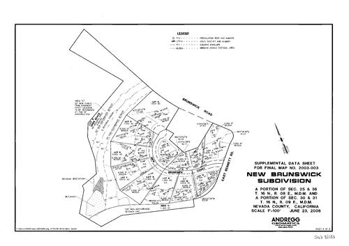 Click to see Subdivision Book 8, pg. 153 of Nevada County Recorders Subdivision Maps Book 8