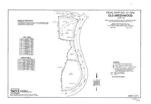 Click to see Subdivision Book 8, pg. 156 of Nevada County Recorders Subdivision Maps Book 8