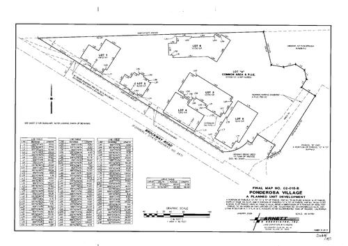 Click to see Subdivision Book 8, pg. 157 of Nevada County Recorders Subdivision Maps Book 8