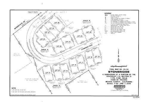 Click to see Subdivision Book 8, pg. 159 of Nevada County Recorders Subdivision Maps Book 8