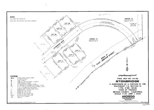 Click to see Subdivision Book 8, pg. 159 of Nevada County Recorders Subdivision Maps Book 8