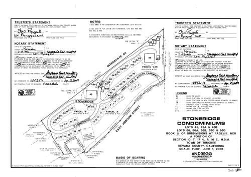 Click to see Subdivision Book 8, pg. 160 of Nevada County Recorders Subdivision Maps Book 8