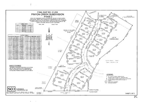Click to see Subdivision Book 8, pg. 161 of Nevada County Recorders Subdivision Maps Book 8