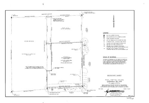 Click to see Subdivision Book 8, pg. 164 of Nevada County Recorders Subdivision Maps Book 8