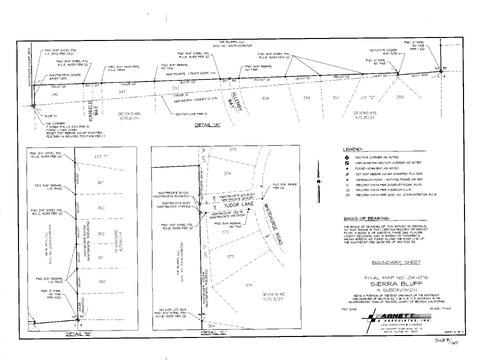 Click to see Subdivision Book 8, pg. 164 of Nevada County Recorders Subdivision Maps Book 8