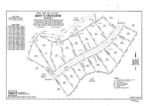 Click to see Subdivision Book 8, pg. 168 of Nevada County Recorders Subdivision Maps Book 8