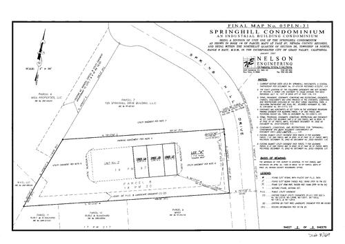 Click to see Subdivision Book 8, pg. 169 of Nevada County Recorders Subdivision Maps Book 8