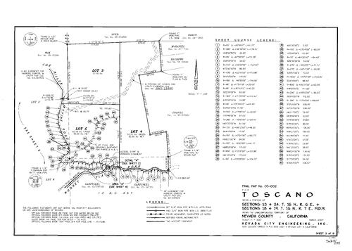 Click to see Subdivision Book 8, pg. 174 of Nevada County Recorders Subdivision Maps Book 8