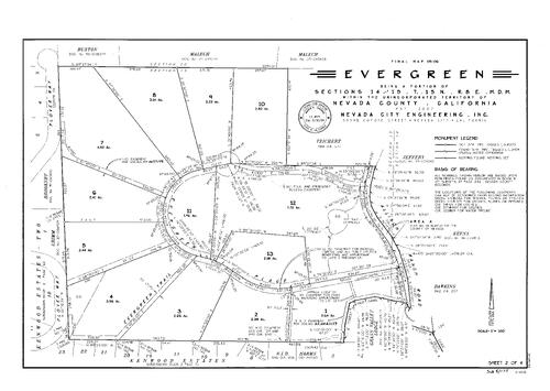 Click to see Subdivision Book 8, pg. 175 of Nevada County Recorders Subdivision Maps Book 8