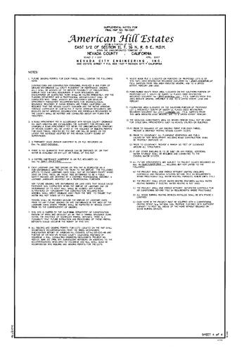 Click to see Subdivision Book 8, pg. 176 of Nevada County Recorders Subdivision Maps Book 8
