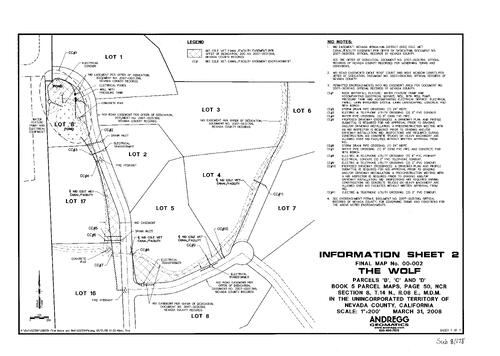 Click to see Subdivision Book 8, pg. 178 of Nevada County Recorders Subdivision Maps Book 8