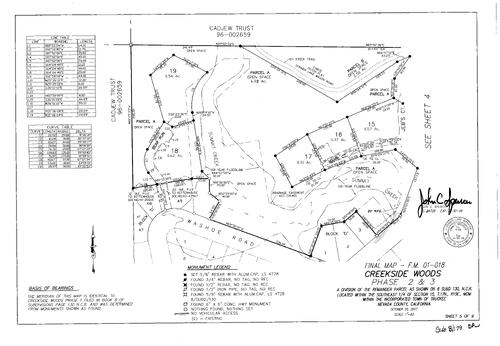 Click to see Subdivison Book 8, pg. 179 of Nevada County Recorders Subdivision Maps Book 8