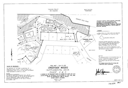 Click to see Subdivison Book 8, pg. 179 of Nevada County Recorders Subdivision Maps Book 8