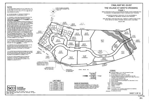 Click to see Subdivision Book 8, pg. 182 of Nevada County Recorders Subdivision Maps Book 8
