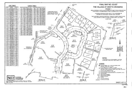 Click to see Subdivision Book 8, pg. 182 of Nevada County Recorders Subdivision Maps Book 8