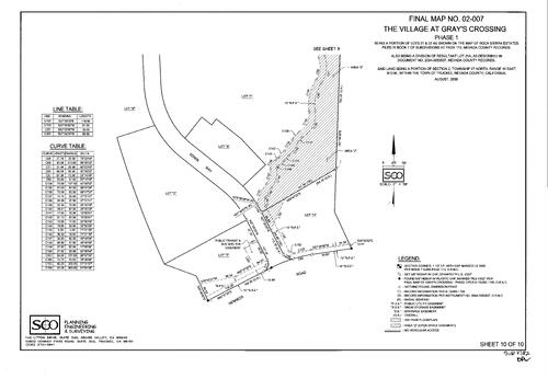 Click to see Subdivision Book 8, pg. 182 of Nevada County Recorders Subdivision Maps Book 8