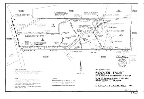 Click to see Subdivision Book 8, pg. 184 of Nevada County Recorders Subdivision Maps Book 8