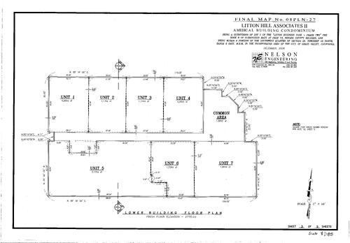 Click to see Subdivision Book 8, pg. 185 of Nevada County Recorders Subdivision Maps Book 8