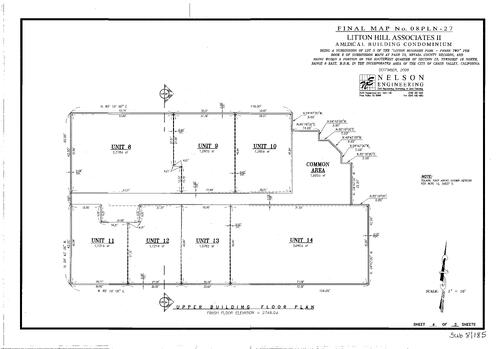 Click to see Subdivision Book 8, pg. 185 of Nevada County Recorders Subdivision Maps Book 8