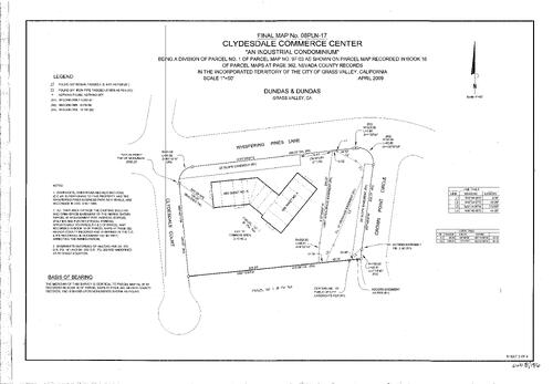 Click to see Subdivision Book 8, pg. 186 of Nevada County Recorders Subdivision Maps Book 8
