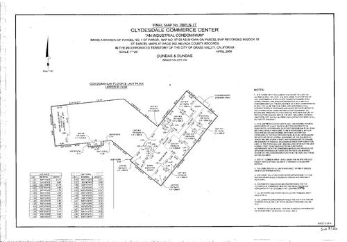 Click to see Subdivision Book 8, pg. 186 of Nevada County Recorders Subdivision Maps Book 8