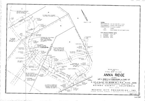 Click to see Subdivision Book 8, pg. 187 of Nevada County Recorders Subdivision Maps Book 8