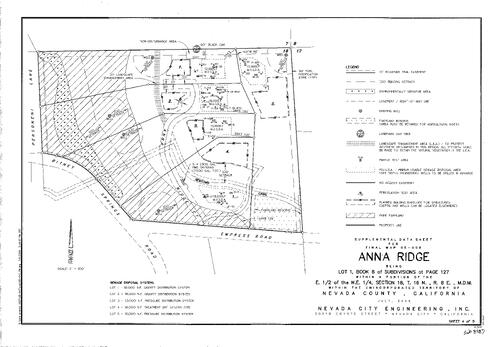 Click to see Subdivision Book 8, pg. 187 of Nevada County Recorders Subdivision Maps Book 8
