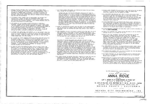 Click to see Subdivision Book 8, pg. 187 of Nevada County Recorders Subdivision Maps Book 8