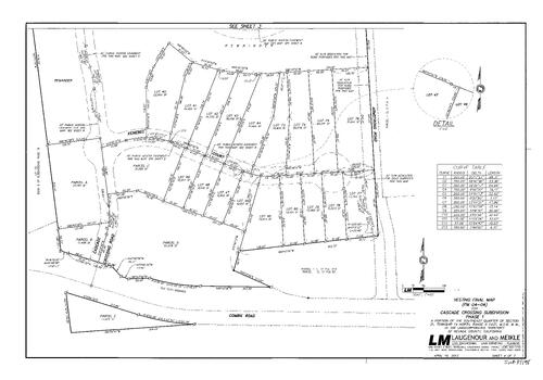 Click to see Subdivision Book 8, pg. 198 of Nevada County Recorders Subdivision Maps Book 8
