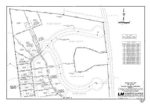 Click to see Subdivision Book 8, pg. 200 (2013) of Nevada County Recorders Subdivision Maps Book 8
