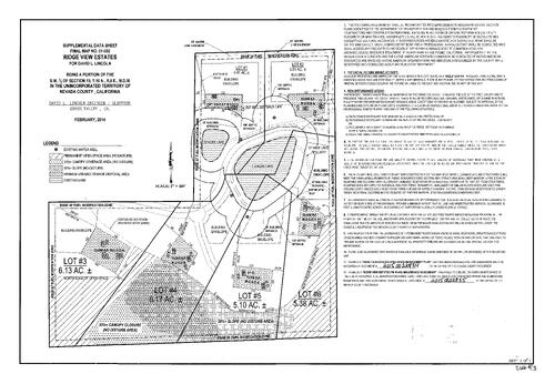 Click to see Subdivision Book 9, pg. 3 (2016) of Nevada County Recorders Subdivision Maps Book 9