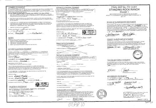 Click to see Subdivision Map Book 9, pg. 10 of Nevada County Recorders Subdivision Maps Book 9