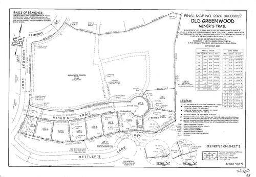 Click to see Subdivision Map Book 9, pg. 23 of Nevada County Recorders Subdivision Maps Book 9