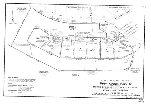 Click to see Subdivision Map Book 9, pg. 24 of Nevada County Recorders Subdivision Maps Book 9