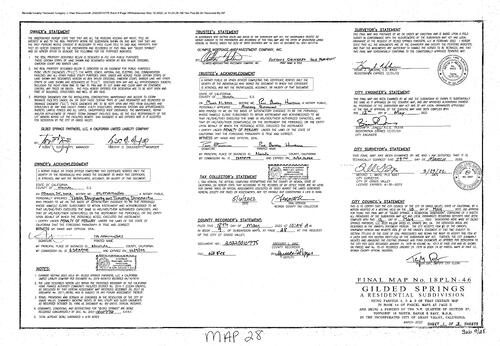 Click to see Subdivision Map Book 9, pg. 28 of Nevada County Recorders Subdivision Maps Book 9