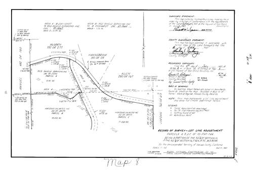 Click to see Record of Survey Book 10, pg. 8 (1987) of Nevada County Recorders Survey Maps Book 10