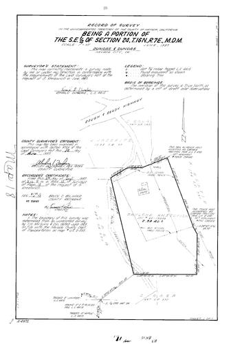 Click to see Record of Survey Book 10, pg. 18 (1987) of Nevada County Recorders Survey Maps Book 10