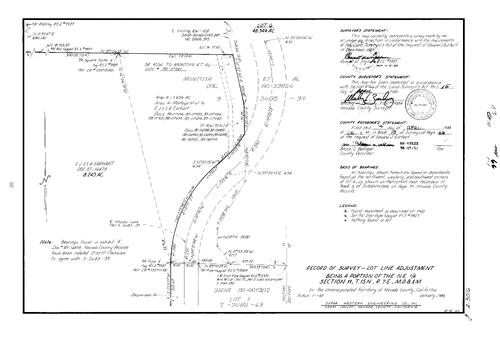 Click to see Survey Book 10, pg. 66 (1988) of Nevada County Recorders Survey Maps Book 10