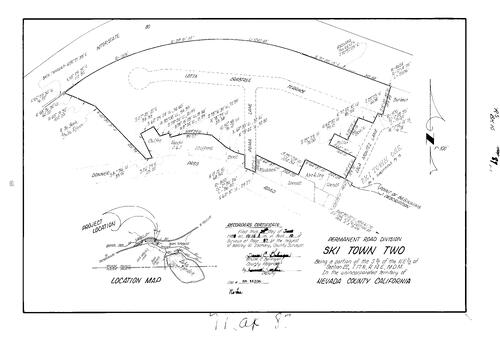 Click to see Record of Survey Book 10 pg. 87 (1988) of Nevada County Recorders Survey Maps Book 10