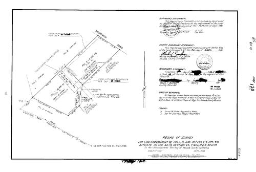 Click to see Record of Survey Book 10, pg. 120 (1988) of Nevada County Recorders Survey Maps Book 10