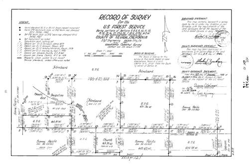 Click to see Record of Survey Book 10, pg. 121 (1989) of Nevada County Recorders Survey Maps Book 10